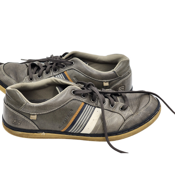 Skechers Shoes Mens 9.5 Sorino Duarte Leather Sneakers Lace Up Low Top 64460 main image 13